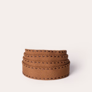 Tubular polyester webbing