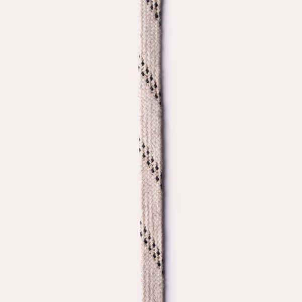 Flat linen-blend cord - Image 2