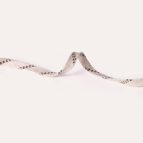 Flat linen-blend cord - Image 3
