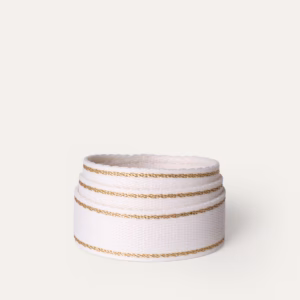Recycled polyester woven tape
